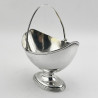 Elegant George III Robert Hennell Sterling Silver Sugar Basket