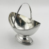 Elegant George III Robert Hennell Sterling Silver Sugar Basket