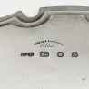 Very Good Gauge Sterling Silver Salver with Chippendale Border