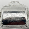 Decorative Late Victorian Silver Plated Folding Biscuit Warmer
