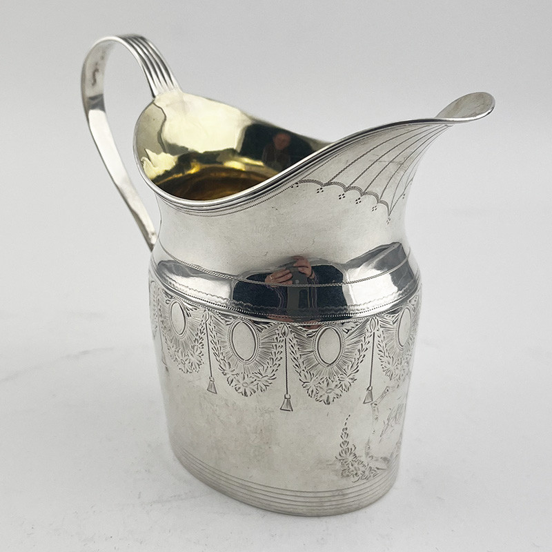 Beautiful George III Sterling Silver Cream Jug (1813)