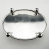 Decorative Late Victorian Cut Glass and Silver Plated Biscuit or Trinket Box