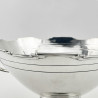 Large Art Deco Style Sterling Silver Bowl by James Dixon & Sons