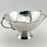 Large Art Deco Style Sterling Silver Bowl by James Dixon & Sons