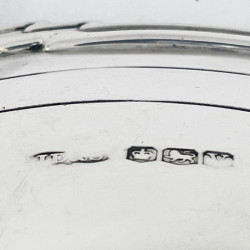 Large Art Deco Style Sterling Silver Bowl by James Dixon & Sons