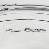Large Art Deco Style Sterling Silver Bowl by James Dixon & Sons