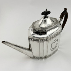 Georgian Robert Hennell Sterling Silver Teapot