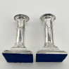 Pair of Late Victorian Classical Style Sterling Silver Candlesticks