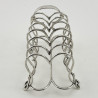 Good Quality Victorian Sterling Silver Toast Rack
