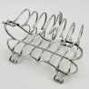 Good Quality Victorian Sterling Silver Toast Rack