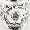 Decorative Victorian Sterling Silver Pint Mug