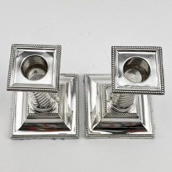 Pair of Edwardian Sterling Silver Candlesticks