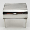 Sterling Silver Jewellery or Trinket Box in the Shape of a Writing Desk