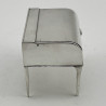 Sterling Silver Jewellery or Trinket Box in the Shape of a Writing Desk