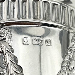 Edwardian Sterling Silver Sugar Caster with Pull Off Pierced and Waisted Neck