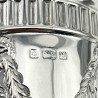 Edwardian Sterling Silver Sugar Caster with Pull Off Pierced and Waisted Neck