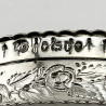 Victorian Sterling Silver Heart Shaped Jewellery Box