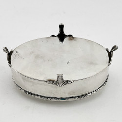 Swedish 830 Grade Sterling Silver Jewellery Box