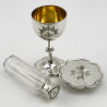 Early Victorian Sterling Silver Travelling Communion Set