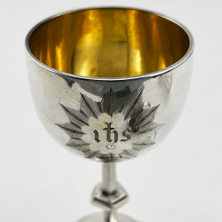 Early Victorian Sterling Silver Travelling Communion Set