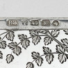 Beautifully Engraved Victorian Sterling Silver Card Case