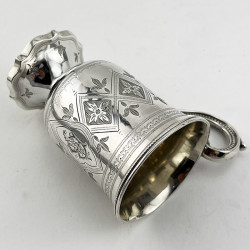 Good Quality Victorian Sterling Silver Christening Mug