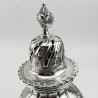 Large Sterling Silver Sugar Caster in an Inverted Pear Shape