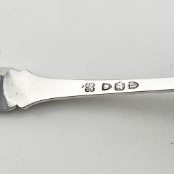 Good Quality Victorian Sterling Silver Sugar Bowl with Matching Sifter Spoon