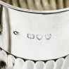 Victorian Sterling Silver Christening Mug with D Shaped Handle
