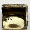 Good Quality Georgian Sterling Silver Gilt Vinaigrette