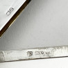 Antique Plain Sterling Silver Card Case Holder