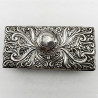 Decorative Victorian Sterling Silver Blotter