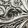 Decorative Victorian Sterling Silver Blotter