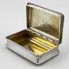 William IV Georgian Sterling Silver Snuff Box