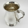 George III Style Sterling Silver Pint Mug
