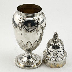 Nathan & Hayes Edwardian Sterling Silver Sugar Caster