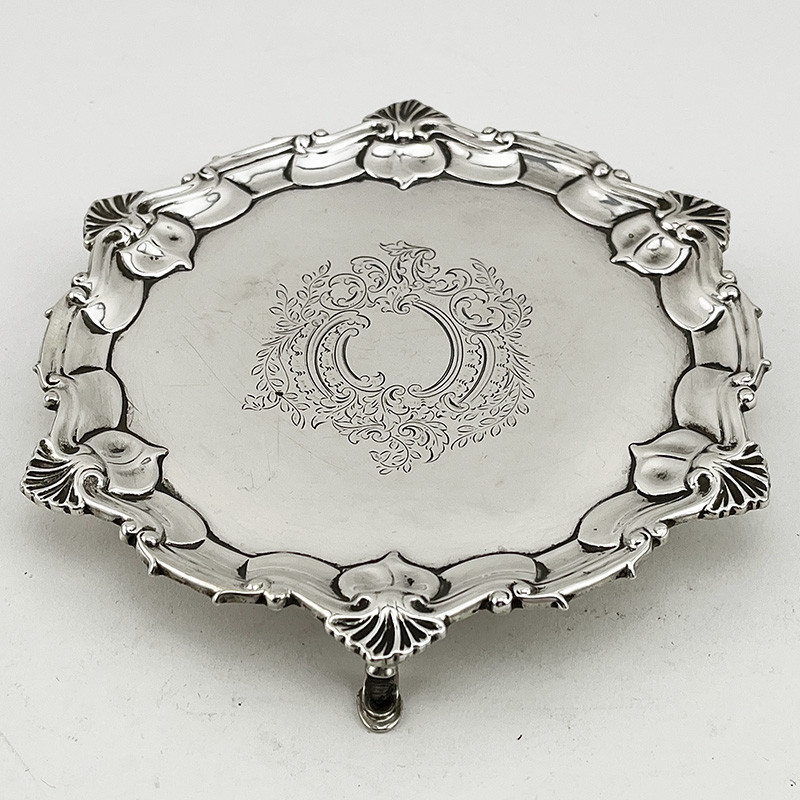 Antique William Hutton & Son Sterling Silver Salver (1894)