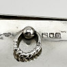 Plain Edwardian Sterling Silver Tea Caddy