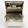 Plain Edwardian Sterling Silver Tea Caddy