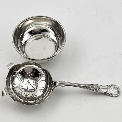 Sterling Silver Kings Pattern Tea Strainer
