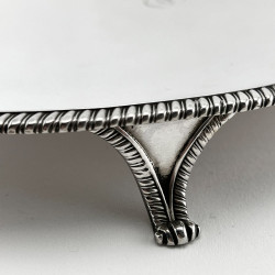 Good Quality Georgian Sterling Silver Peter & William Bateman Salver