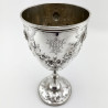 Impressive Victorian Sterling Silver Goblet