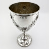 Impressive Victorian Sterling Silver Goblet
