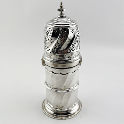 Impressive Large Sterling Silver Edwardian Sugar Caster (1902)
