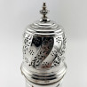 Impressive Large Sterling Silver Edwardian Sugar Caster