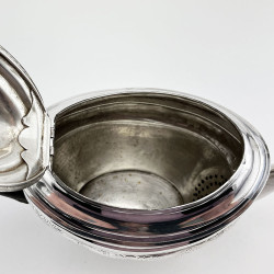 Elegant Georgian Sterling Silver Teapot