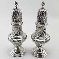 Pair of Victorian Sterling Silver Sugar Casters (1891)