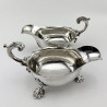 Pair of Edward Ferrnell Sterling Silver Sauce Boats