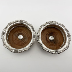 Impressive Pair of Matthew Bolton Old Sheffield Plate Coasters