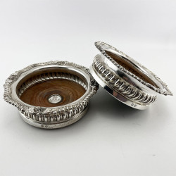Impressive Pair of Matthew Bolton Old Sheffield Plate Coasters